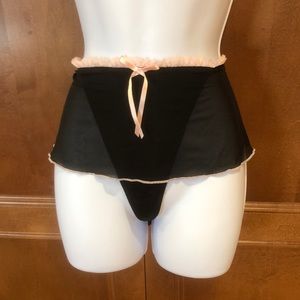 See through skirted g-string